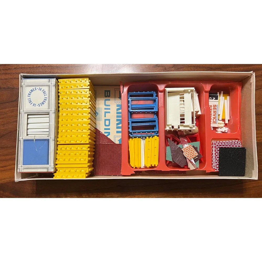 Ideal KliKit Basic Build n‎ Play Set Building Toy Vintage 1960s